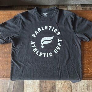 Fabletics Men's Black Athletic Dept Tee